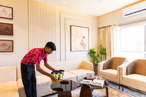 Shourya Viola | 3-BHK Villa with Private Pool, Garden & Panoramic 360° hill view – 3 bedroom villa in Udaipur, Rajasthan