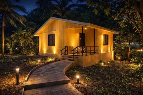 Timber Premium Suite | Pet-friendly Bamboo Cottage with Pvt Verandah, Lounge & Shared Outdoor seating & Restaurant – 1 bedroom villa in Igatpuri, Maharashtra