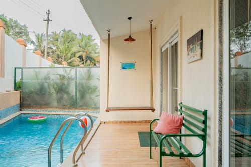 Cavalo Marinho | 3-BHK Boho Retreat with Private Pool & Terrace – 3 bedroom villa in North Goa, Goa