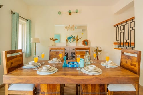 Cavalo Marinho | 3-BHK Boho Retreat with Private Pool & Terrace – 3 bedroom villa in North Goa, Goa