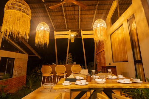 Tapovana Aroha | Pet-Friendly Boho Retreat with Luxury Tent, 2-BHK Villa , Moroccan-Style Pool, Firepit & Gardens – 3 bedroom villa in Bengaluru, Karnataka