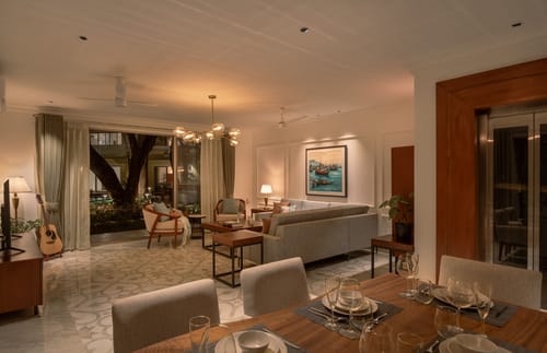 Kensho Hibiscus | Serene 3-BHK Villa With Common Pool, Plunge Pool & Lift; Near Popular Beaches – 3 bedroom villa in South Goa, Goa