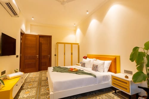 Laguna Echo | Serene Pet-friendly 3-BHK Retreat With Private Pool & Garden Near Anjuna Beach