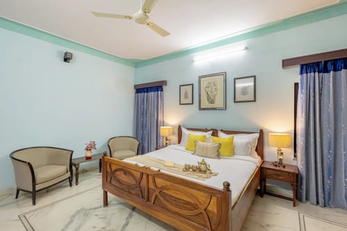 Abhimanyu Mansion Pearl | A 6-BHK Manor With Rajasthani Charm & a Garden In City’s Heart – 6 bedroom villa in Udaipur, Rajasthan