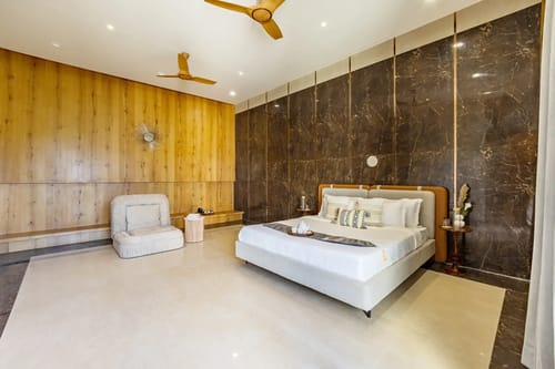 Kvanya Mansion | Regal 5-BHK Getaway With Pvt Pool, Home Theater, Gym & Garden