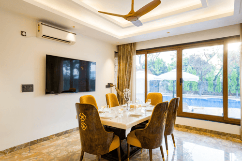 Sanisa Farm | 3-BHK Farmhouse With Private Pool, Game Zone & Lush Garden