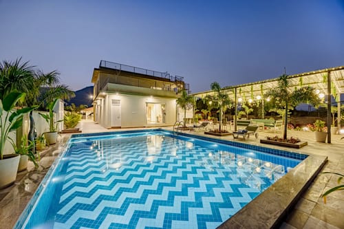 Heaven in Hills Mountara | 3-BHK | Pvt Pool | Garden | Lounge | Gazebos | Jacuzzi – 3 bedroom villa in Udaipur, Rajasthan