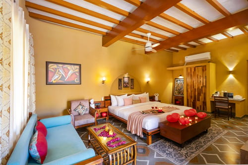 Aanandam Villas and Resort | Pet-friendly Cottage With Private Plunge Pool, Patio, Shared Pool Restro & Garden – 1 bedroom villa in Delhi Ncr, Delhi