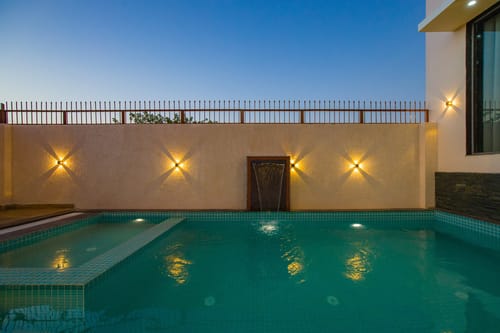 Parvam Retreat | Charming Pet-friendly 2-BHK Villa With Private Pool, Garden, Terrace & Aravali Hill Views – 2 bedroom villa in Udaipur, Rajasthan
