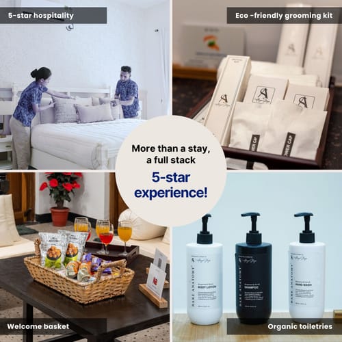 Impreza Luxury Stays Classic Room | Pet-friendly 1-Room Retreat With Common Lounge Area, Garden, Verandah & Restro – 1 bedroom villa in Dehradun, Uttarakhand
