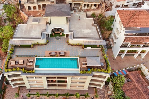 Kamerios Verano | 1-BHK | Common Rooftop Pool | Lift  – 1 bedroom villa in North Goa, Goa