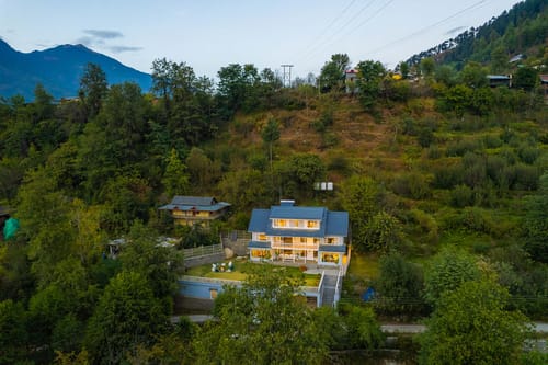 Riverside Symphony – 5 bedroom villa in Manali, Himachal Pradesh