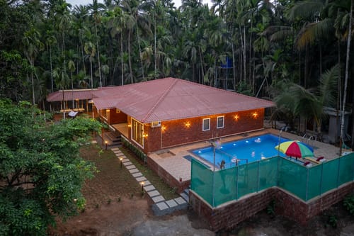 Cabanas Retreat | Tropical 5-BHK Escape Near Revdanda Beach With Private Pool, Garden & Outdoor Dining  – 5 bedroom villa in Alibaug, Maharashtra