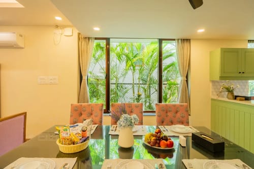 Villa Judiline | Elegant Pet-friendly 3-BHK Villa With Pvt Pool, Indoor Bar & Outdoor Sitting