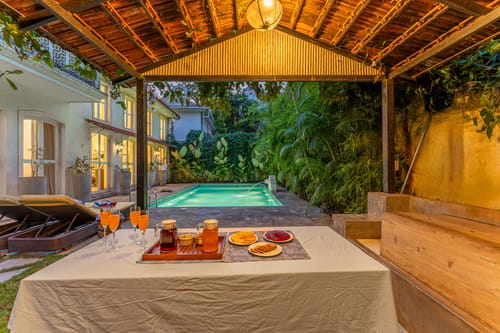 Villa Élysée | 3-BHK Villa With Private Pool, Gazebo & Balcony – 3 bedroom villa in North Goa, Goa