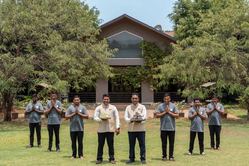 Celebration Venue at Nivaant Farms and Cottages – 17 bedroom villa in Karjat, Maharashtra
