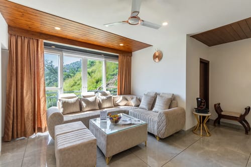 Cliff Perch | 3-BHK | Kitchen | Outdoor Sitting Area | Lift – 3 bedroom villa in Shimla, Himachal Pradesh