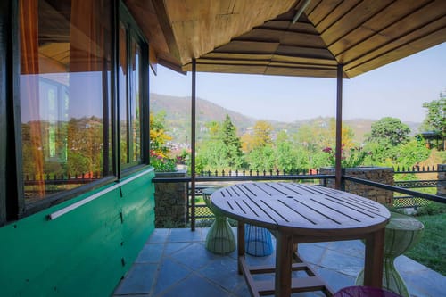 Wooden Log House @ Estate 15 – 2 bedroom villa in Bhimtal, Uttarakhand