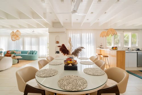 House of Neptune | 3-BHK Retreat with Gazebo & Bar | 10 mtrs from Ashwem Beach