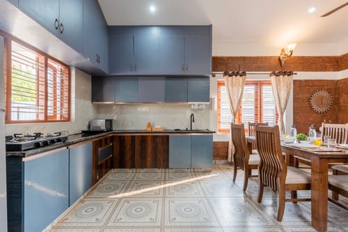 Courtyard Banyan | Rustic 2-BHK Pet-friendly Villa with Pool, Gazebo Amid Banyan Trees | Near Nandi Hills – 2 bedroom villa in Bengaluru, Karnataka