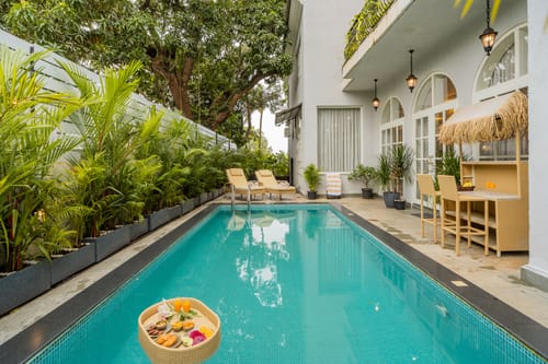 Casa Ritzy | Indo-Portuguese 5-BHK Villa With Private Pool & Lift Near Popular Beaches – 5 bedroom villa in North Goa, Goa