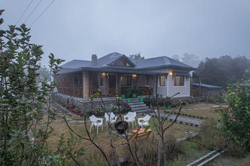Tapovan Estate | 2-BHK With Kids’ Attic, Garden, Gazebo & Scenic Views – 3 bedroom villa in Nainital, Uttarakhand