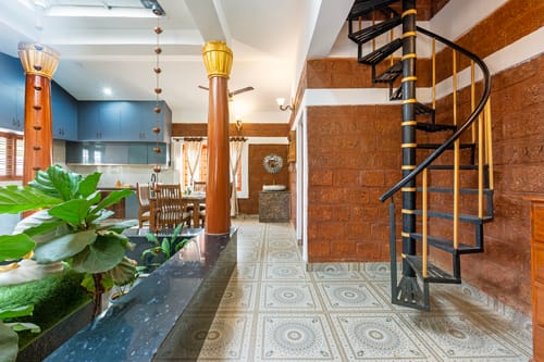 Courtyard Banyan | Rustic 2-BHK Pet-friendly Villa with Pool, Gazebo Amid Banyan Trees | Near Nandi Hills – 2 bedroom villa in Bengaluru, Karnataka