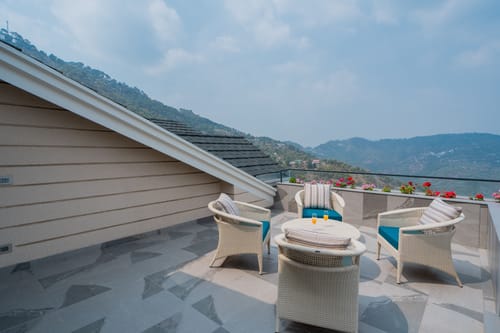The Royce Rose | Hillside Luxe 4-BHK Villa With Private Pool, Steam Room, Jacuzzi & 360° Hill Views