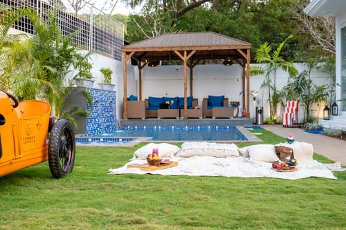 Fernweh | 4-BHK villa with Private Pool, Garden, Gazebo & Balcony