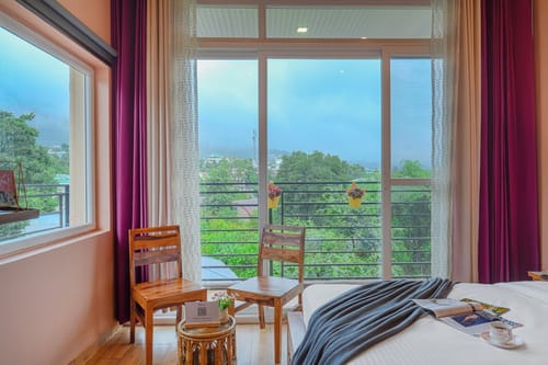Riva Dreams | 2-BHK Retreat with Hill Views & Lush Garden