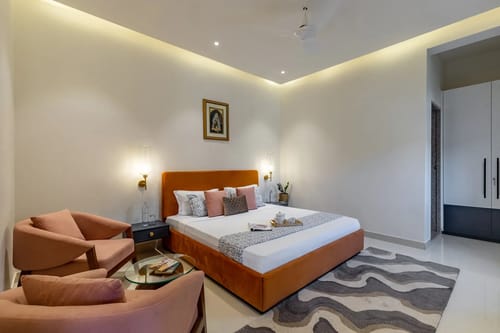 Shourya Zenna | 3-BHK | Pvt Pool & Garden | Terrace | Scenic Views