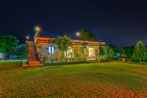 Aravale Farm | Pet-friendly 4-BHK Farmhouse With Private Pool, 2-Acre Lush Garden & Aravali Views – 4 bedroom villa in Delhi Ncr, Delhi