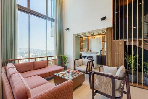 Manhattan 1804 | 3-BHK Penthouse With Stunning Views, Office & Stylish Bar – 3 bedroom villa in Jaipur, Rajasthan