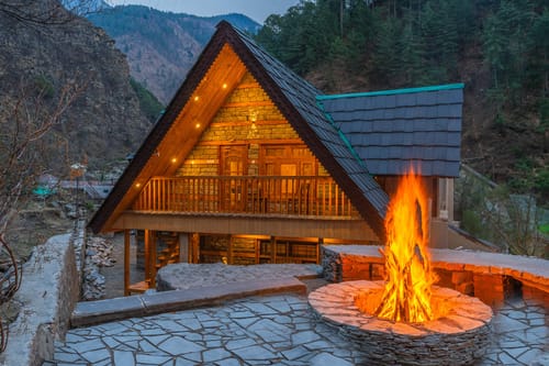 Rustic Loft 2 @ Wisteria Whispers – 2 bedroom villa in Tirthan Valley, Himachal Pradesh
