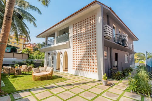 Casa Mandala  | 4-BHK villa  with Private pool and Garden area  | 5 min  away from Candolim beach – 4 bedroom villa in North Goa, Goa