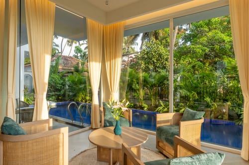 Prado | Bespoke Villa with Private Pool, Cinema Room & Alfresco Pizza Station – 4 bedroom villa in North Goa, Goa