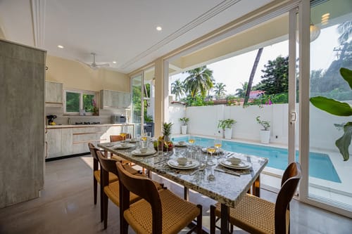 Casa Boa Vida | Luxe 4-BHK Villa Near Candolim Beach With Private Pool, Terrace & Bar – 4 bedroom villa in North Goa, Goa