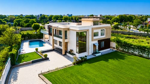 Lush Haven | Chic 4-BHK Retreat with Private Pool, Terrace & Landscaped Garden | Pet-friendly – 4 bedroom villa in Jaipur, Rajasthan