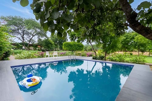 Idyllic Farmhouse - A Glasshouse w/ Outdoor Pool – 3 bedroom villa in Delhi-ncr, Haryana