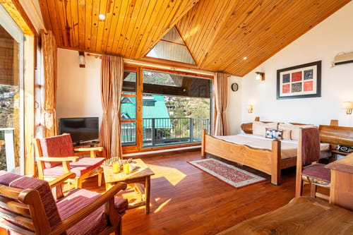 Firelight @ The Rustic Retreat – 2 bedroom villa in Kasauli, Himachal Pradesh