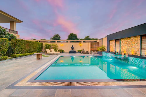 Ekant Villa w/ Outdoor Pool – 3 bedroom villa in Amritsar, Punjab