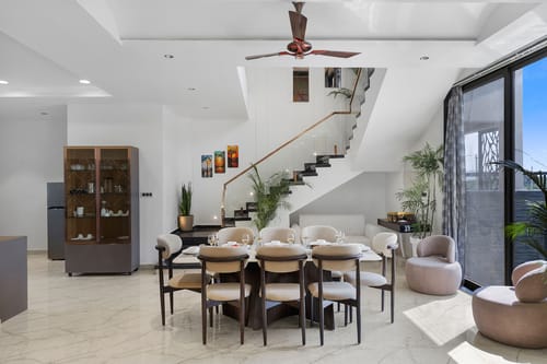 Shreya Blossom Retreat | 4-BHK Villa With Private Pool, Gazebo, Garden, Bar & Scenic Aravali Views – 4 bedroom villa in Udaipur, Rajasthan