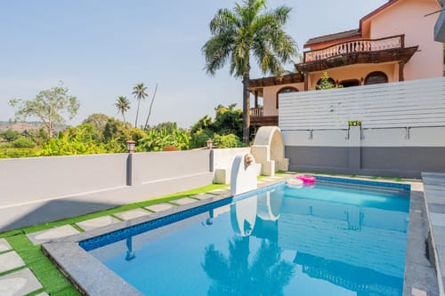 Casa Mandala  | 4-BHK villa  with Private pool and Garden area  | 5 min  away from Candolim beach – 4 bedroom villa in North Goa, Goa