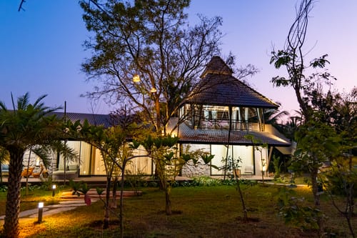 Tapavana Avani | Pet-Friendly 2-BHK Villa with Garden, Shared Pool, Gazebo & Firepit Lounge on 1-Acre of Serene Land – 2 bedroom villa in Bengaluru, Karnataka