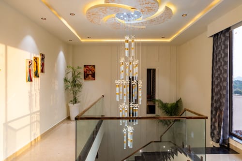 Shreya Blossom Retreat | 4-BHK Villa With Private Pool, Gazebo, Garden, Bar & Scenic Aravali Views – 4 bedroom villa in Udaipur, Rajasthan