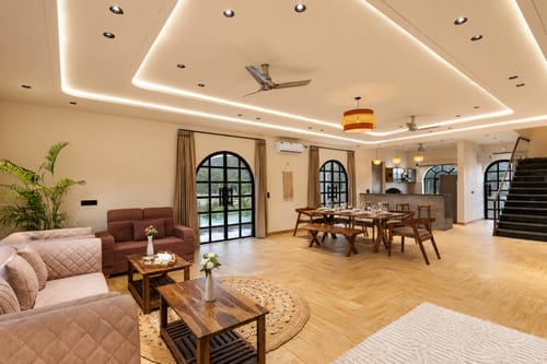 Belvedere Villa | Chic 4-BHK Retreat with Pool, Bar & Landscaped Garden – 4 bedroom villa in Jaipur, Rajasthan