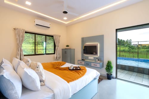 The Fernstead | Hillview 5-BHK Villa With Private Pool & Terrace; Near Major Beaches – 5 bedroom villa in Alibaug, Maharashtra