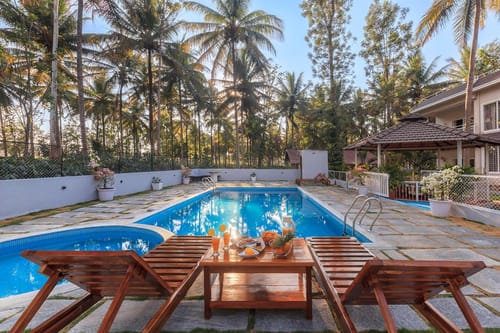 Bask In The Greens – 4 bedroom villa in Coorg, Karnataka