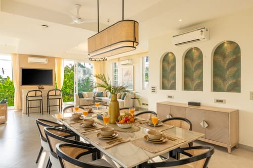 Prado | Bespoke Villa with Private Pool, Cinema Room & Alfresco Pizza Station – 4 bedroom villa in North Goa, Goa