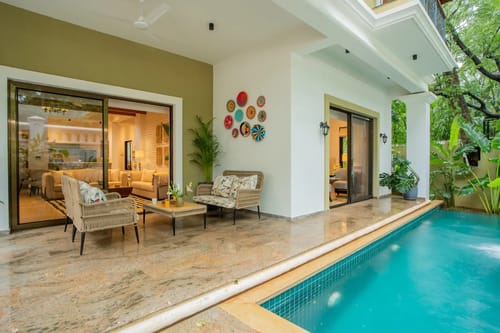 Villa Shai | 4-BHK | Pvt Pool | Gazebo | Entertainment Lounge – 4 bedroom villa in North Goa, Goa